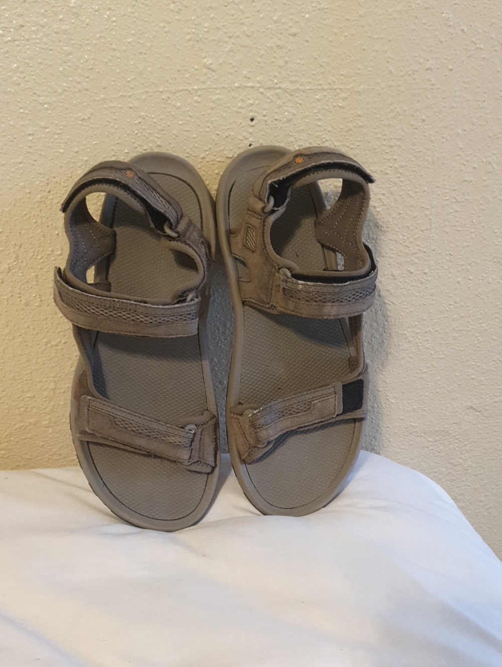 Men's Brown Adjustable Strap Sandals